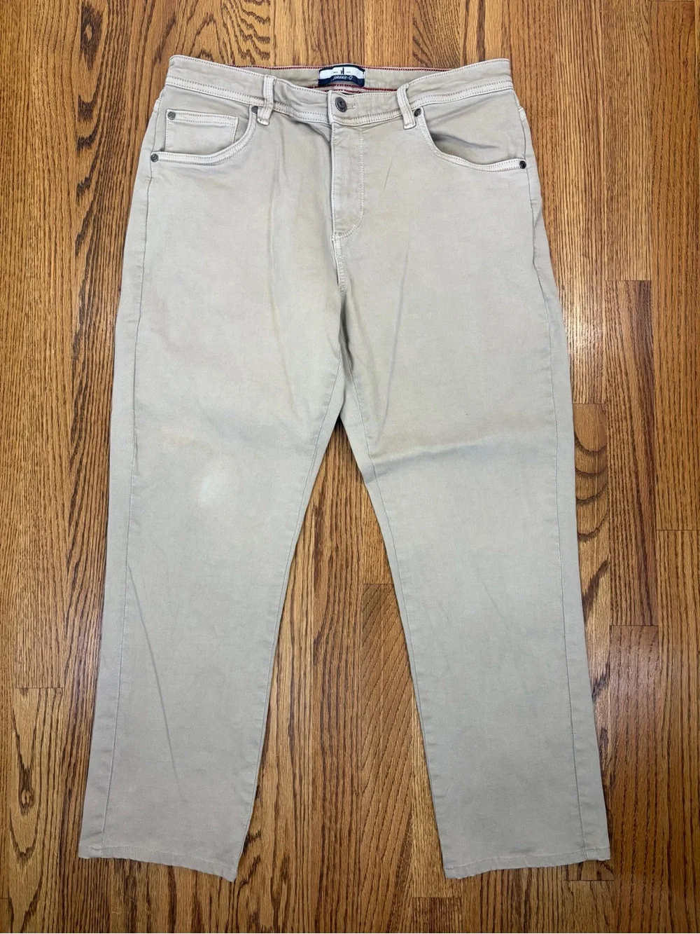 johnnie-O Slim Straight Khaki Chinos (33)